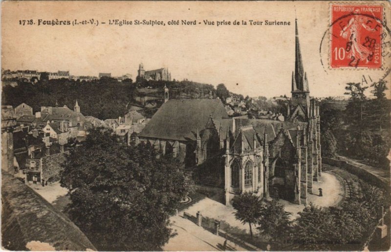 CPA Fougeres Eglise St Sulpice (1237555)