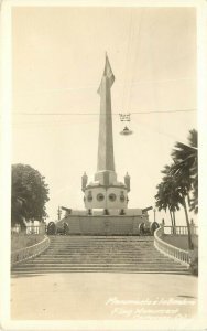 RPPC; Monumento a la Bandera/ Flag Monument Cartagena Colombia Latin America