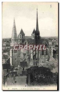 Old Postcard Dijon The apse of St. Benigne