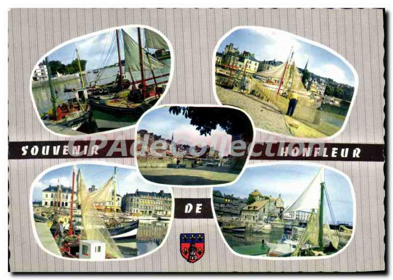 Modern Postcard Honfleur memory