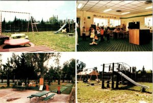 Incirlik, Turkey  AIR BASE CHILDCARE/SCHOOL? Play Ground HODJA INN  4X6 Postcard