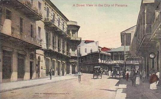 Panama Street View In The City Of Panama