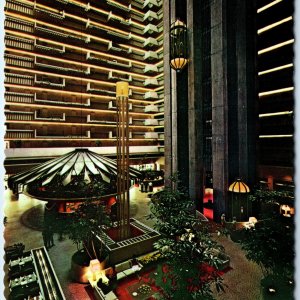 c1970s Atlanta, GA Hyatt Regency Surreal Hotel Nice Chrome Photo Large PC Vtg M1