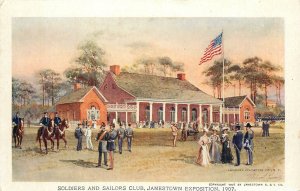 1907 Jamestown Virginia Soldiers & Sailors Club Exposition Postcard 25-12255