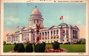 State Capitol Little Rock AR Postcard PC75