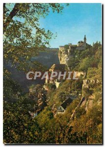 Postcard Modern Quercy Lot pittorresque Rocamadour site of France General Vie...