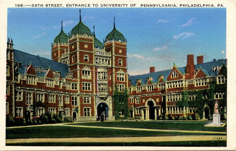 PA - Philadelphia. University of Pennsylvania, 34th Street Entrance