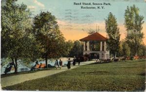 Band Stand in Seneca Park NY, Rochester, New York - pm 1916 - DB