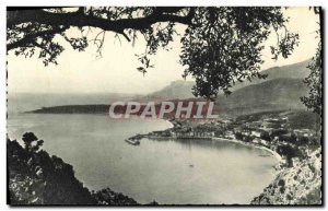 Old Postcard Menton View from the Border Cap Martin