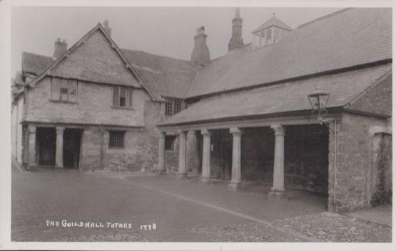 Totnes Guild Hall Devon Vintage RPC Real Photo Postcard