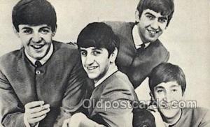 The Beatles Movie Actor / Actress, Entertainment Postcard Post Card Exhibit C...