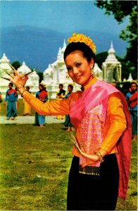 CPM AK THAILAND A Leading Thai-Actress of cinema dancing Fon Leb Dance (344977)