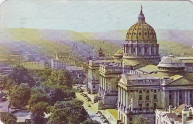 State Capitol Building & Museum Harrisburg Pennsylvania 1950