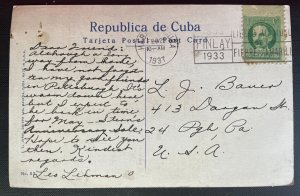 Vintage Postcard 1937 Castillo Del Morro (Morro Castle), Habana, Cuba