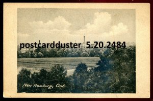 2484 - NEW HAMBURG Ontario Postcard 1930s Panoramic View