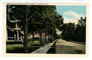 ME - Pittsfield. Main Street, Residential Section