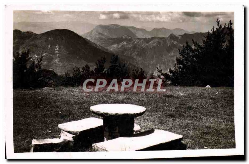 Old Postcard Peira Cava Around The Mairis and the Alps