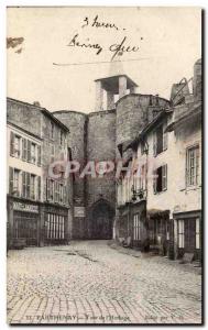 Postcard Parthenay Old Tower & # 39horloge