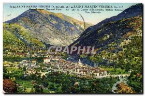 Saint Martin Vesubie - alt 967 Summer resort - Vue Generale - Old Postcard