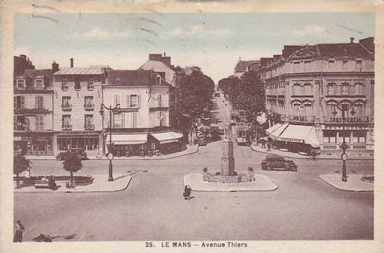 France Le Mans Avenue Thiers 1935