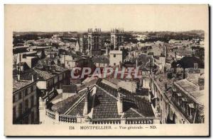 Postcard Old Montpellier Vue Generale