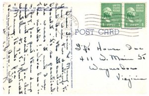 Bass River Bridge Cape Cod Massachusetts Postcard Posted 1953