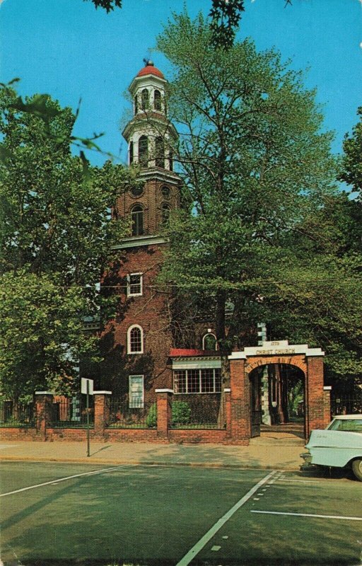 circa 1964 Alexandria Christ Church Virginia Postcard 2T7-154