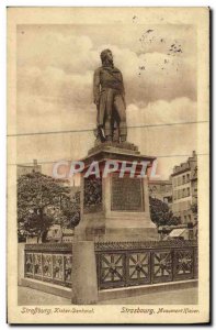 Old Postcard Strasburg Kleber Denkmal