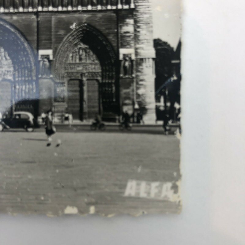 NOTRE DAME Cathedral Church Paris France Vintage View Postcard 