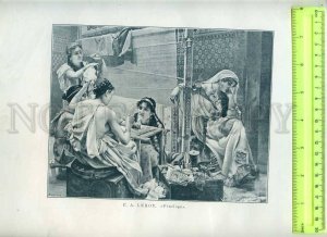 231281 FRANCE SALON 1894 LEROY Penelope Cloth CHAPERON POSTER