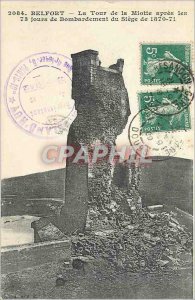 Old Postcard Belfort Tower Miotte