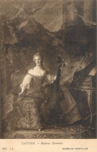 Fine art postcard painting Nattier Madame Henriette Versailles