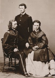 Custer with Brother and Wife Family Portrait - Western USA Recent Print