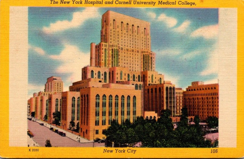 New York City The New York Hospital and Cornell University Medical College