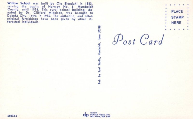 Willow School,Dakota City,IA