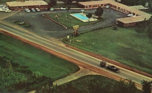 Vintage Postcard 1962 Sequoyah Motel Rooms & Restaurant Adairsville Georgia GA