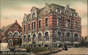 Charlottetown Prince Edward Island PEI Post Office c1910 Vintage Postcard