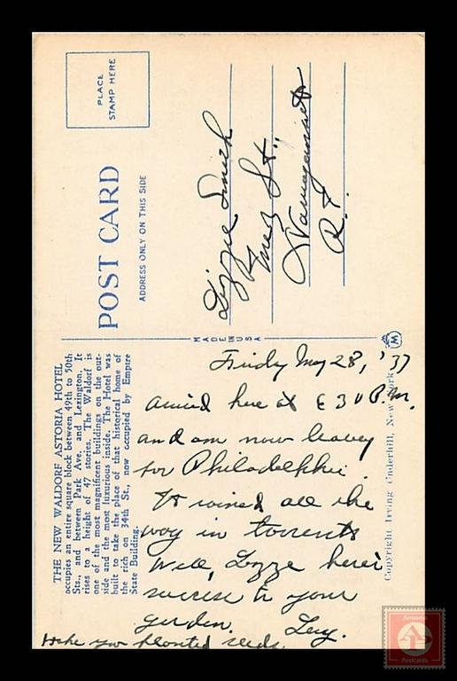 Waldorf Astoria Hotel, NYC