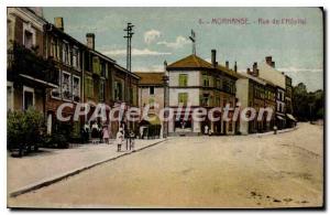 Old Postcard Morhange Rue I'Hopital