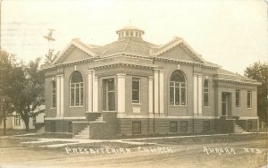 Postcard RPPC Nebraska Aurora Presbyterian Church C-1910 23-6137