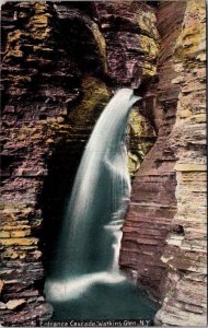 New York Watkins Glen Entrance Cascade 1908