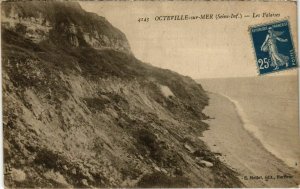 CPA OCTEVILLE-sur-MER - Les Falaises (105649)