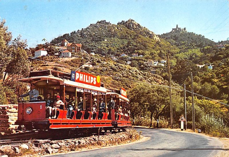 Tram Car Sintra Postal Used Unknown, Missing Stamp 