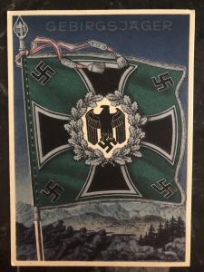 Mint Germany Patriotic Postcard Gebirgsjäger Mountaineer Army
