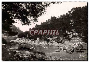 Modern Postcard Cassis Calanque of Port Pin L & # 39etablissement