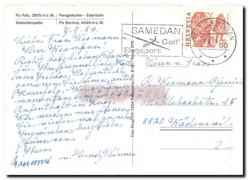 Postcard Modern Gletschertour