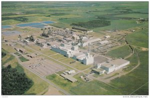 Aerial View, Chemcell Plant, EDMONTON, Alberta, Canada, 40-60s
