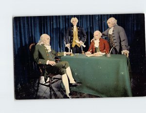 Postcard Declaration Of Independence, Philadelphia, Pennsylvania