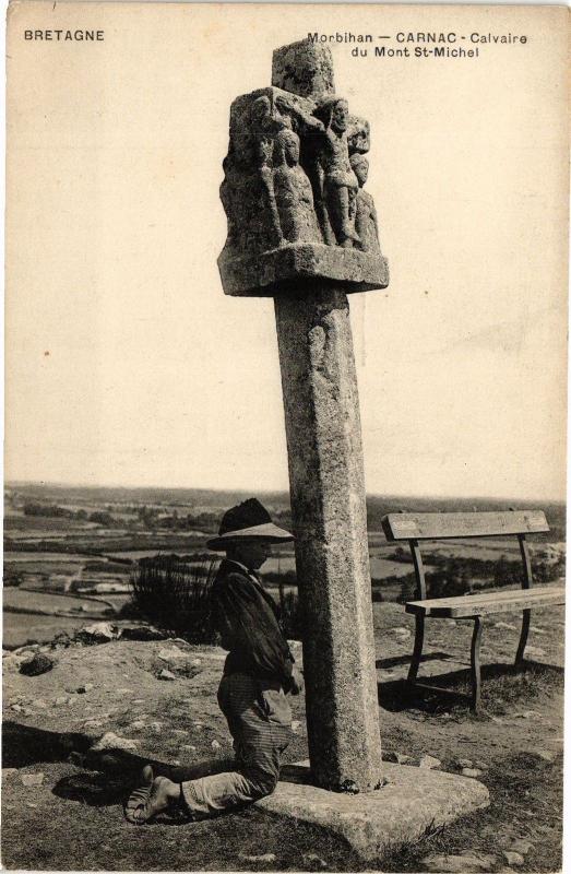 CPA Bretagne - Morbihan - CARNAC - Calavaire de Mont St-MICHEL (205984)