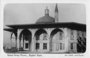 Istanbul Turkey Topkai Palace Bagdat Kosku Real Photo Antique Postcard J79448